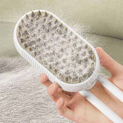 3-in-1 Electric Steam Grooming Brush for Cats & Dogs